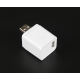 Smart Wi-Fi adapter with 1 USB port Tuya Smart 1CH Color White